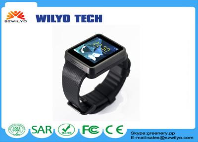 Κίνα WF1 τηλεφωνικά ρολόγια κυττάρων GSM 1.54 ιντσών, πυρίτιο Wristband Wap 1.3Mp ρολογιών οθόνης αφής προς πώληση