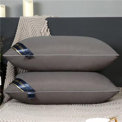 China Anti-Static Pillows For Sleep Neck Pillow Comfortable Breathable Fabric Padded Polyester Hotel Memory Pillow for sale