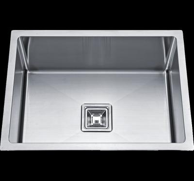 China With Faucet High Grade Undermount Stainless Steel Single Bowl 304 Kitchen Sink Wholesale for sale