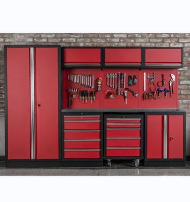 China Optioneel gereedschapsset Doos zware modulaire garagegereedschapskast met koudgewalst staal Te koop