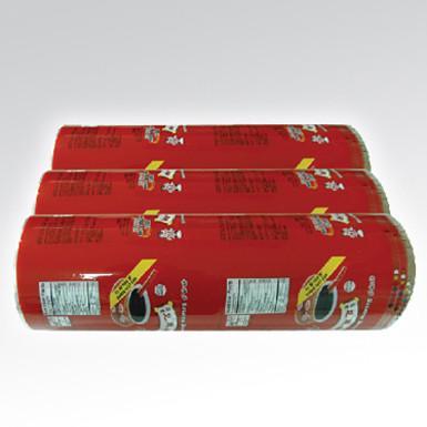China Película roja personalizada del paquete de la prenda impermeable de Rolls de la película del hogar que lamina en venta