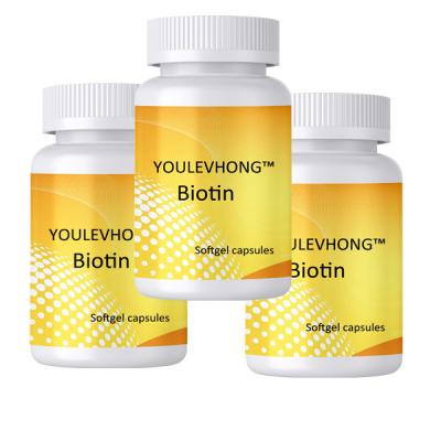 China Natuurlijke biotine 5000Mcg Vegetarische capsules ondersteunen haar, huid en nagels Vitamine supplementen YOULEVHONG supplementen huid schoonheid kruiden gezondheid Natuurlijke extract & multivitamine Te koop