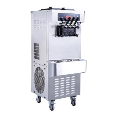 China Automatic Stainless Steel Soft Serve Ice Cream Maker for Business Food Cart and R22/R410A/R404A Refrigerating for sale