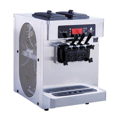 China Ice Cream Soft Serve Machine Capacity 20-28L/H Commercial Icecream Maker Ice Cream Making Machine with Factory Price 6 Quart Capacity and English Operating Language for sale