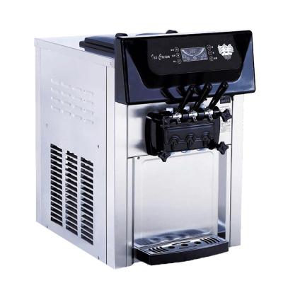 China Soft Serve Ice Cream Machine 20-28L/H Restaurant Ice Cream Maker Commercial Icecream Maker Ice Cream Making Machine with Factory Price 6 Quart Capacity and English Operating Language for sale