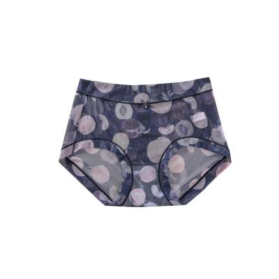 China Best Quality Comfortable Printed Underwear Women Panties Women Antibacterial Lace Up Breathable for sale