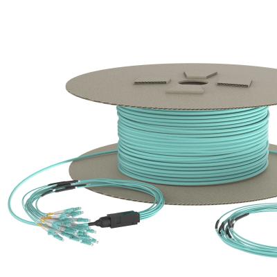 중국 PVC LSZH Mpo Fiber Cable SC Breakout Fiber Optic Patch Cord Fanout 판매용