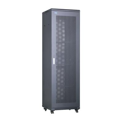 China Gabinete 42U del estante de la red gabinete Mesh Door del estante de 19 pulgadas en venta