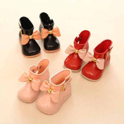 China Waterproof Kids Waterproof Rain Boots Toddler Arch Shoes Baby Rain Boots Cute Rubber Girls Rain Boots for sale