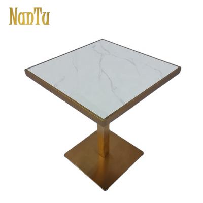 China New Modern Design Stainless Steel Bargaining Table for sale