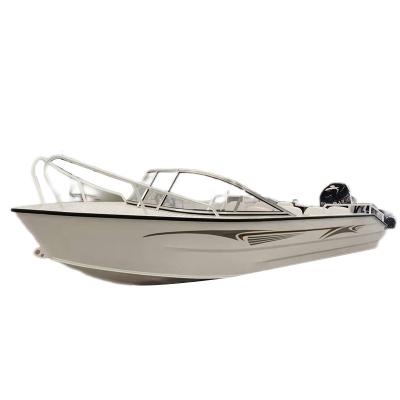 China Sea - River - Lake - Ocean New Design Durable High Speed Aluminum Jet Boats Powered 16ft 4.8m Passenger Speedboat for sale
