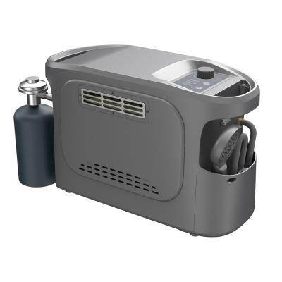 China Army Green Outdoor Travel Gas Water Heater Low Water Pressure Starting for Outdoor Adventures for sale