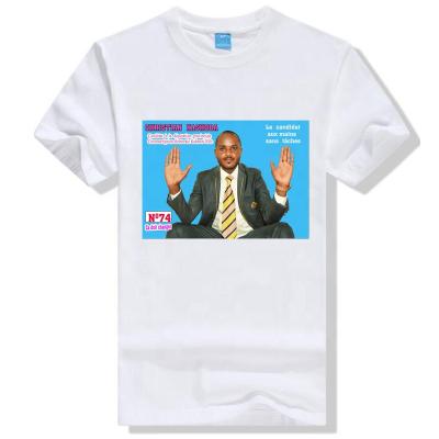 China Cheap Price Custom T-shirt Election Anti-Shrink Customized T-shirt Election Company Promotional Items for sale