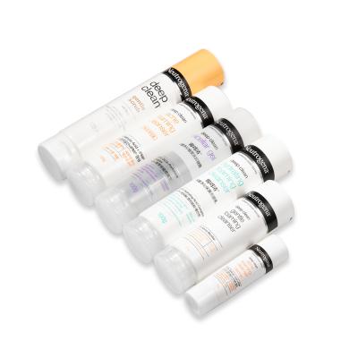 China Pacakaging OEM Cosmetic Wholesale Private Label With Logo Biodegradable Hot Stamping Hand Cream PE Tube Cosmetic Packaging for sale