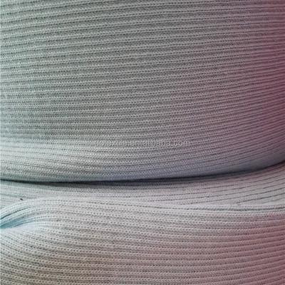 China Factory direct soft hand feeling durable custom t shirt material cotton rib fabric for sweatshirts for sale