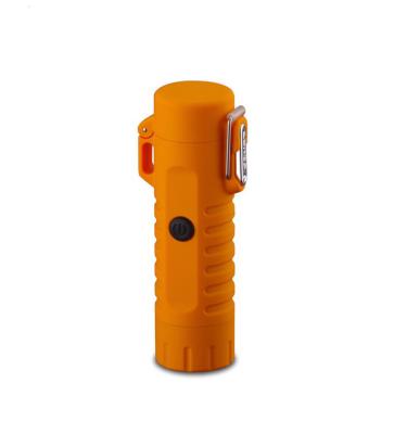China Mini Rechargeable Lipstick Lighter Arc Porcelain Lipstick Flameless Lighter Dual Led Torch Flashlight for sale
