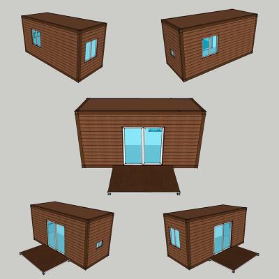 China China modern complete cheap luxury prefab two room container house for sale for sale