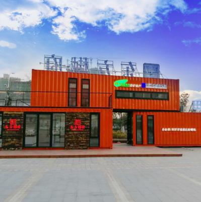 China China Contemporary Store House Shipping Container House Cheap Living 20ft Container Store Design Prefab Prefab House for sale