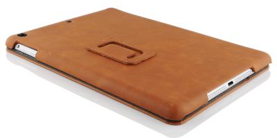 China Real Leather Smart Stand IPad Protective Case , Apple Ipad Air Covers for sale