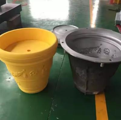 China Size Custom Plastic Flower Pot Mould , Garden Flower Rolling Mold for sale