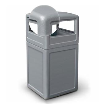 China Square Outdoor Rotational Molding Products Rotoplastic Mold Trash Bin Classification for sale