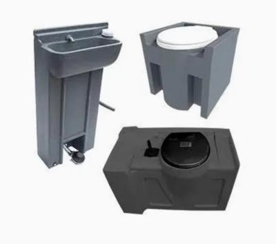 China Portable Rotational Molding Products Mobile Toilets 8-10mm Thickness UV Protection for sale