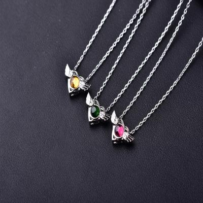 China Factory Direct Products Romantic Natural Tourmaline Candy Necklace Beautiftal Jewelry for sale