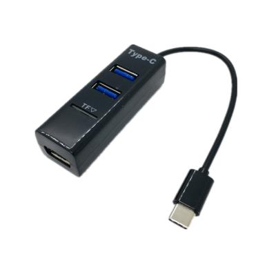 China ABS Plastic Type C Hub 3 Port And USB C Hub High Speed Multi Port Type C TF Card Slot USB C Hub for sale
