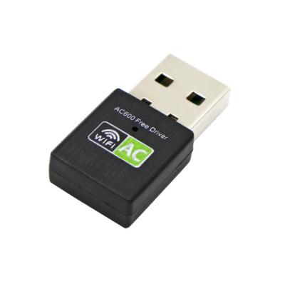 China 600Mbps High Speed Wireless Network Cards 2.4Ghz+5Ghz Wifi Wireless Adapter For Desktop And Laptop for sale