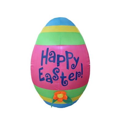 China Festival Decoration 120cm Lovely Inflatable Egg Small Cute Child For Easter Decoration Outdoor Decorative Garden for sale