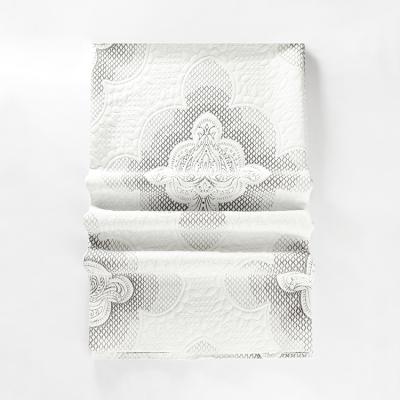 China Wrinkle Resistant 100%Polyester Knitted Jacquard Stretch Knit Fabric Mattress Ticking Fabric for sale
