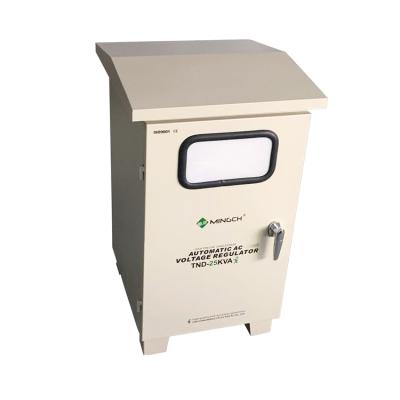 China To Stabilize Elevator 30Kva 25Kva AVR Voltage Regulator Stabilizer Single Phase Input Voltage Automatically Manufacture MINGCH China for sale