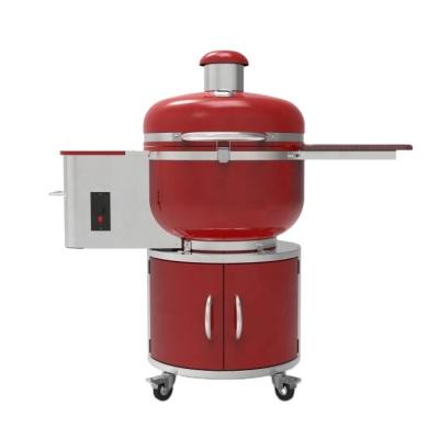 China New 24 Inch Height Adjustable Cookstove Outdoor Ceramic Kamado Grills for sale