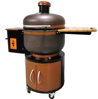 China New 24 Inch Height Adjustable Cookstove Outdoor Ceramic BBQ Kamado Grills With Standard Racks for sale
