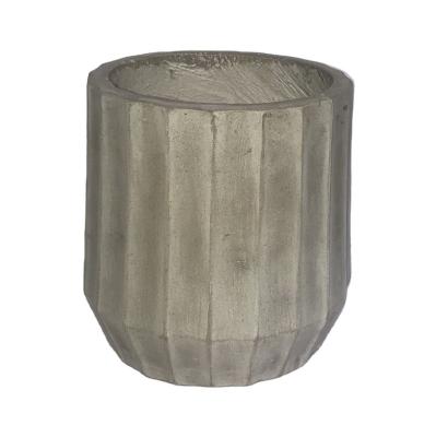 China L20cm round pot of traditional outdoor lightweight cement festoon for sale