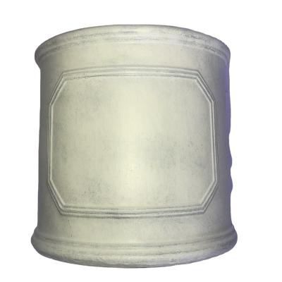 China Art Decor D 38cm Light Pot Creamy Leadlite Cylinder for sale