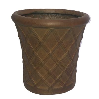 China D47cm CLASSIC Light Bordeaux Lattice Cement Cone for sale