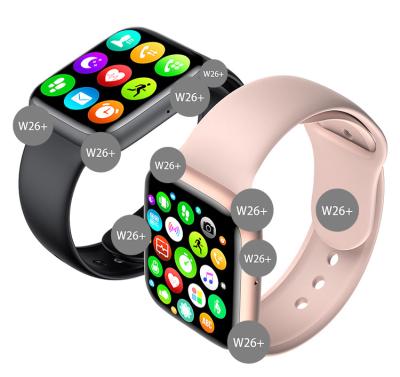 China Wholesale GPS Navigation High Version Watch w26plus Heart Rate Fitness Tracker ip68 Smart Watches For Girls for sale