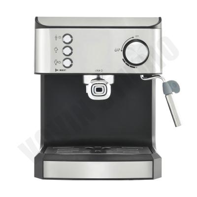 China 2021 new coffee maker 1.6l water tank stainless steel tank 15bar or 20bar semi-automatic italian coffee pump auto-power-protection system espresso maker for sale