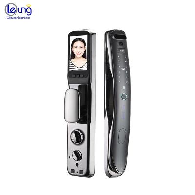 China Wholesale Wifi Auto App Smart Apartment Face 3D Remote Control Fingerprint Locks HD Camera Face Recognition Door Lock for sale