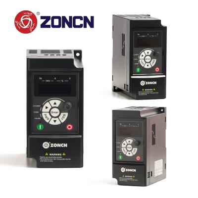 Китай VFD 220v Инвертор 50hz 60hz Конвертер частоты ZONCN Приводы 0.75kw 1.5kw продается