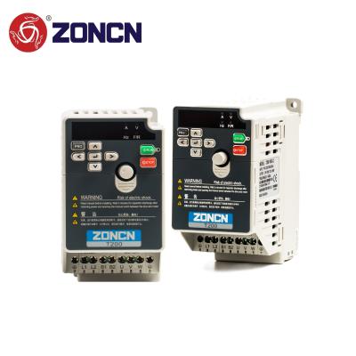 Chine VFD 220v Inverteur ZONCN Variable Frequency Drive 1hp 2hp 50hz 60hz Avec RS485 à vendre
