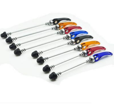 China 143/183mm Quick Release Skewer QR Mountain Bike Bicycle Cycling Parts Red Black Blue Gold Multi-color Useful for sale