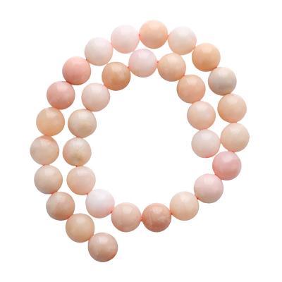 China DIY Jewelry Hand Making Pink Opal Australian Natural Gemstone Stone 6mm Loose Beads for Jewelry Making for sale