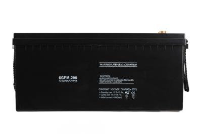 Cina Ricaricabile 12V200AH AGM Deep Cycle Battery Femminile Inserto di rame M8 Tipo terminale in vendita