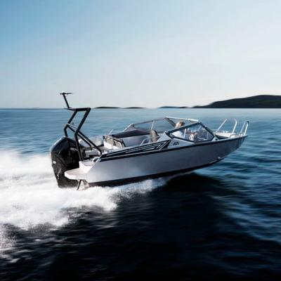 China Aluminum Speed KINDLE Hull Jet Speed Boat With Motor For 6 Persons for sale