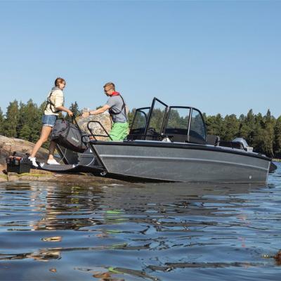 China Multifunctional Wide Speed Ramp Aluminum Hull Fishing Speed Boat Yacht For Sale for sale