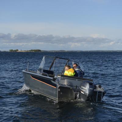China Speed 4.86M Luxury Aluminum Hull Speed Boat for Sport&Fishing for sale