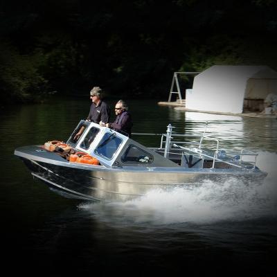China 2021 NEW 16ft/18ft/19ft Welded Aluminum Fishing Jet Speed Boat For Sale for sale