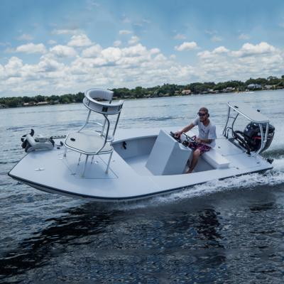 China Fishing/Running/Landing Craft 18ft New Style Small Sport Yacht Fishing Speed Boat For Sale for sale